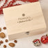 Christmas Box - Personalised Wooden Christmas Eve Box - Small Snowflake Design