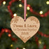 Christmas Decoration - Personalised Heart Snowflake Tree Decoration