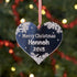 Christmas Decoration - Personalised Heart Snowflake Tree Decoration