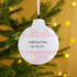 Christmas Ornament - Personalised Baby's 1st Christmas Xmas Tree Decoration Ornament -  Christmas Bauble