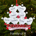 Christmas Ornament - Personalised Family Christmas Xmas Tree Decoration Ornament - Grandchildren