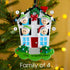 Christmas Ornament - Personalised Family Christmas Xmas Tree Decoration Ornament - House Family