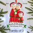 Christmas Ornament - Personalised Family Christmas Xmas Tree Decoration Ornament - Pajama Family