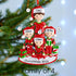 Christmas Ornament - Personalised Family Christmas Xmas Tree Decoration Ornament - Single Parent Dad