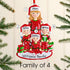 Christmas Ornament - Personalised Family Christmas Xmas Tree Decoration Ornament - Single Parent Mum