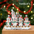 Christmas Table Top - Personalised Family Christmas Xmas Decoration - Penguin Family - TABLE TOP