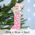 Christmas Ornament - Personalised Baby's 1st Christmas Xmas Tree Decoration Ornament - Baby Long Stockings