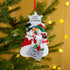 Christmas Ornament - Personalised Family Christmas Xmas Tree Decoration Ornament - Nose Kiss