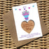 Hug - Personalised Mother's Day Wooden Hug Token - Bouquet