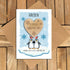 Hug - Personalised Wooden Christmas Hug Token - Penguins