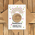 Hug - Personalised Wooden Christmas Hug Token - Star Rainbow