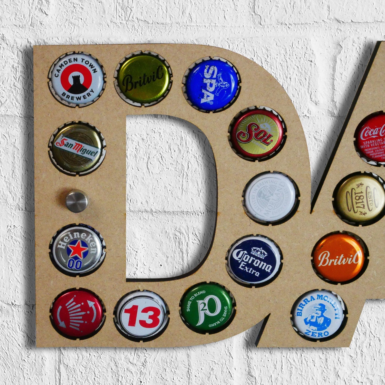 Dad Father Beer Cap Holder 32 Bottle Top Display