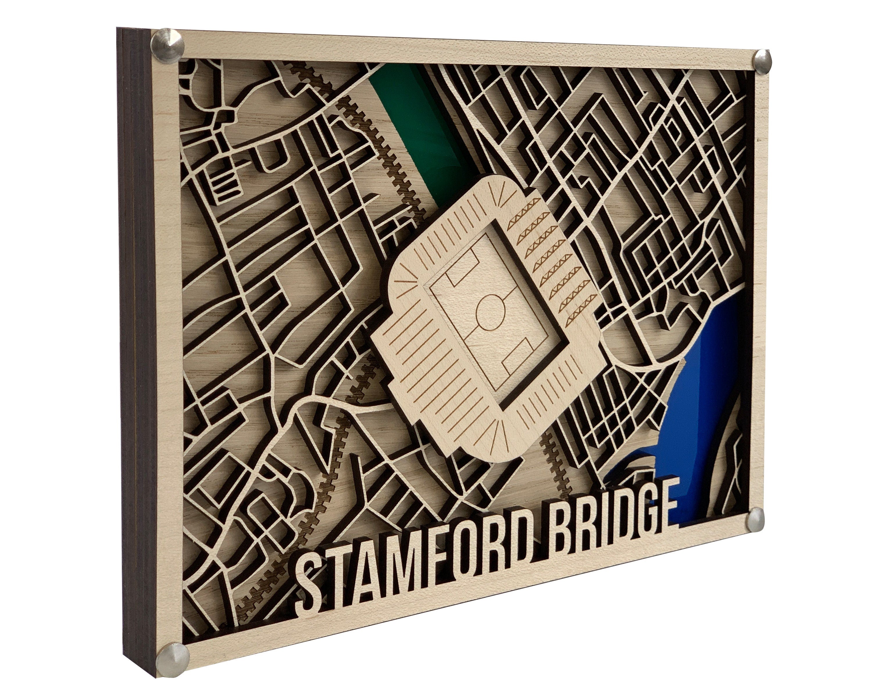 Wooden Stamford Bridge Football Stadium, The Bridge Chelsea FC