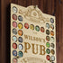 Personalised Pub Sign - 40 Beer Cap Holder