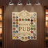 Personalised Pub Sign - 40 Beer Cap Holder