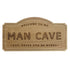 Man Cave Wooden Shed Sign, Outdoor Signs, Wooden Carved Cabin Sign, Custom Wood Sign, Personalized Rustic Home Sign, Dad Gifts