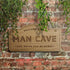Man Cave Wooden Shed Sign, Outdoor Signs, Wooden Carved Cabin Sign, Custom Wood Sign, Personalized Rustic Home Sign, Dad Gifts