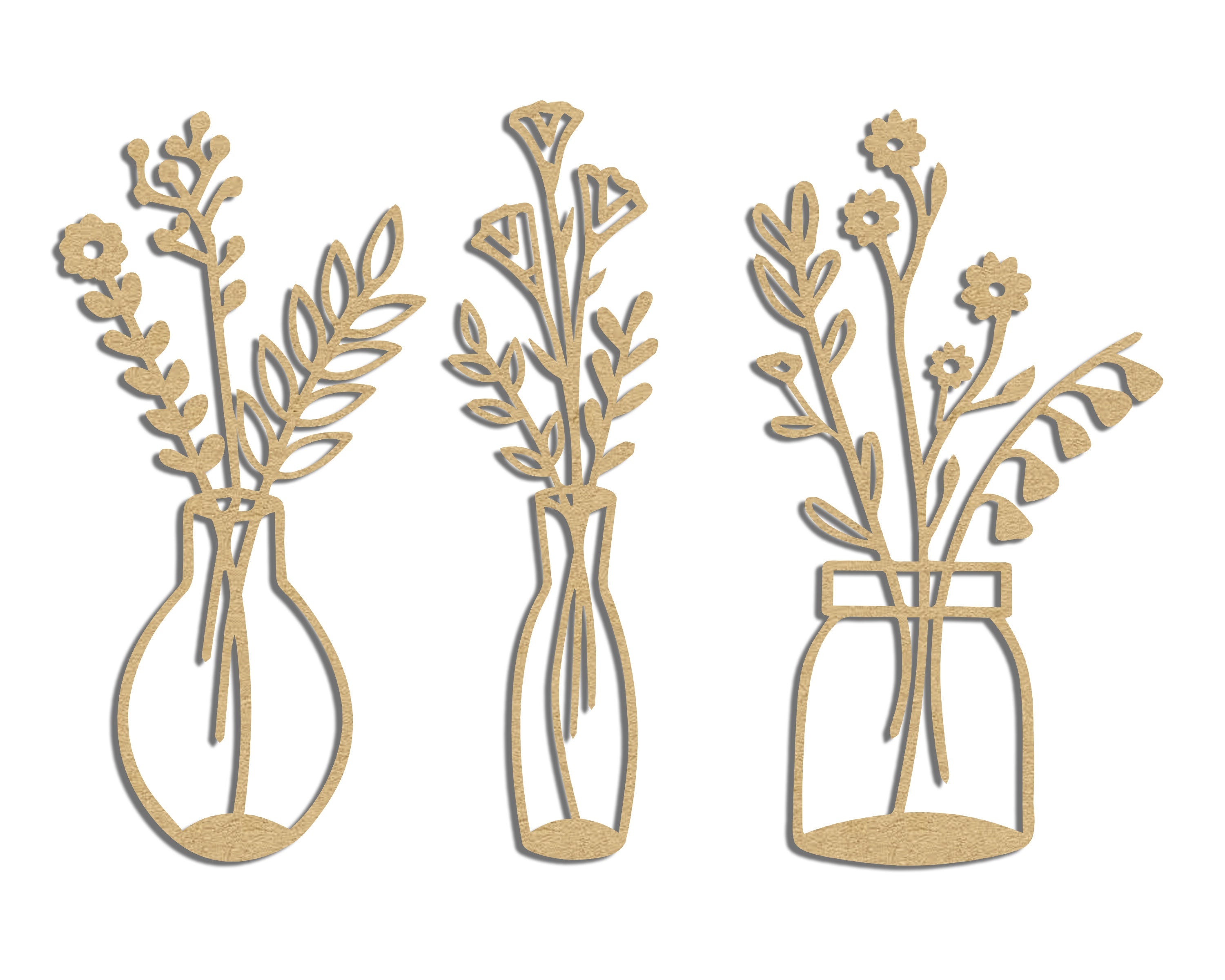 Spring Flower Wall Decor Set, Wall Art