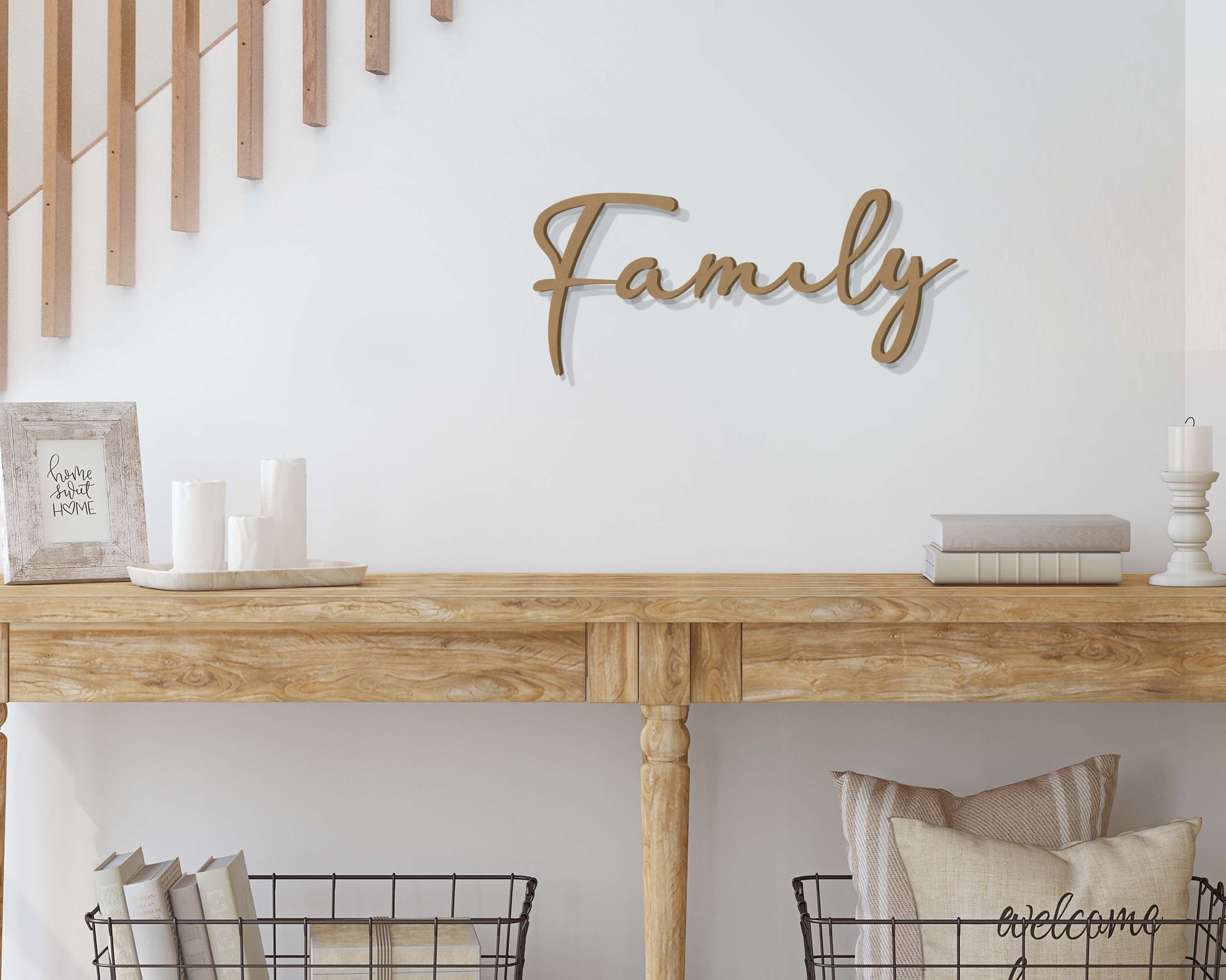 Family - Home Decor, Modern Handmade Wall Art