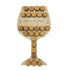 Personalised Glass Shaped Wine Cork Collection Wall Display Ideal Wedding or Anniversary Gift
