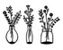 Spring Flower Wall Decor Set, Wall Art