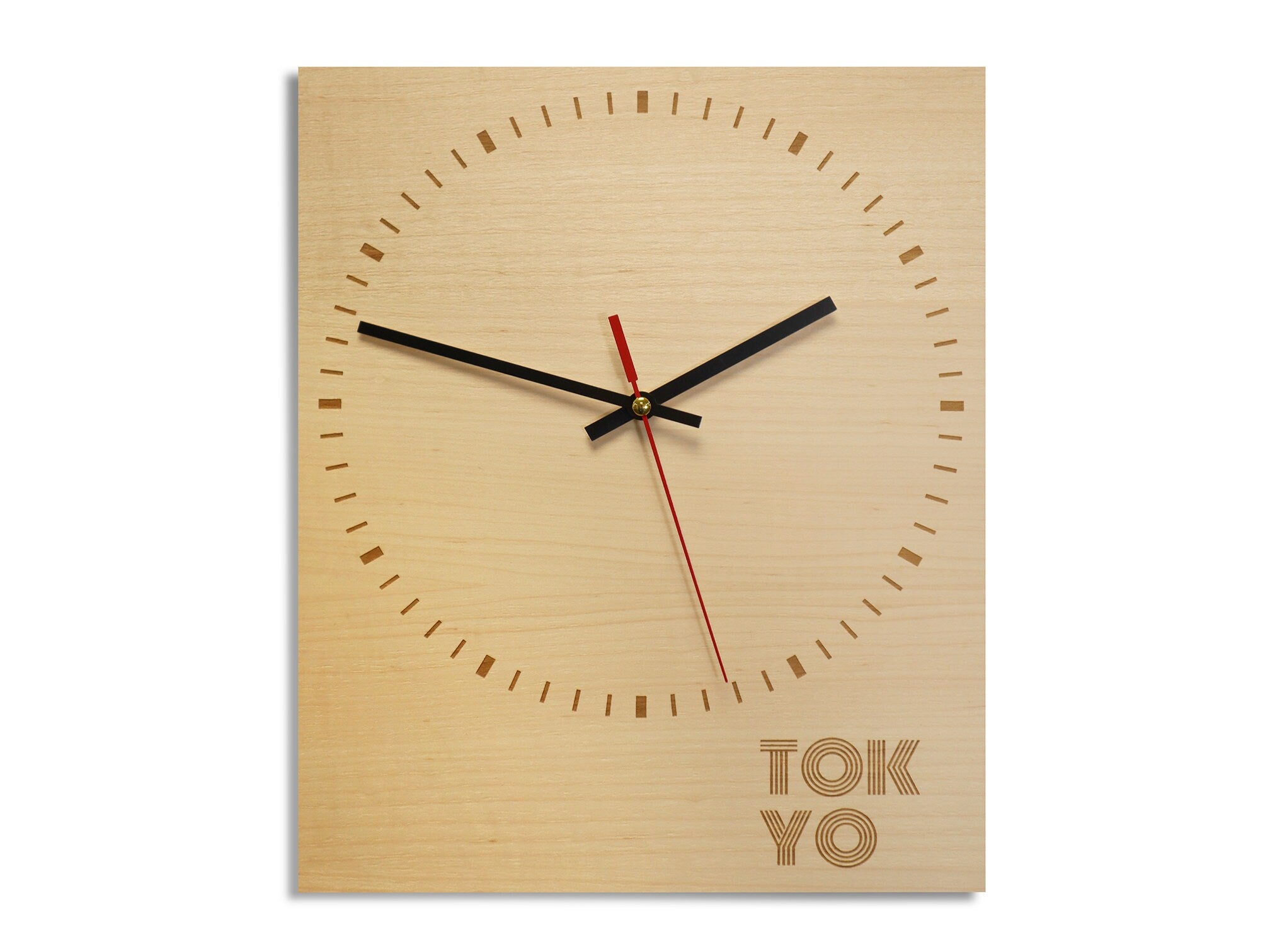 Bespoke City Themed Personalised Wall Clock- Minimalist