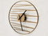 Minimalistic Diagonal Wooden Wall Clock, Geometric Wall Clock - Chic Design