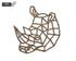 Safari Themed Wall Art, Wooden Geometric - Rhino