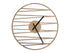 Minimalistic Diagonal Wooden Wall Clock, Geometric Wall Clock - Chic Design