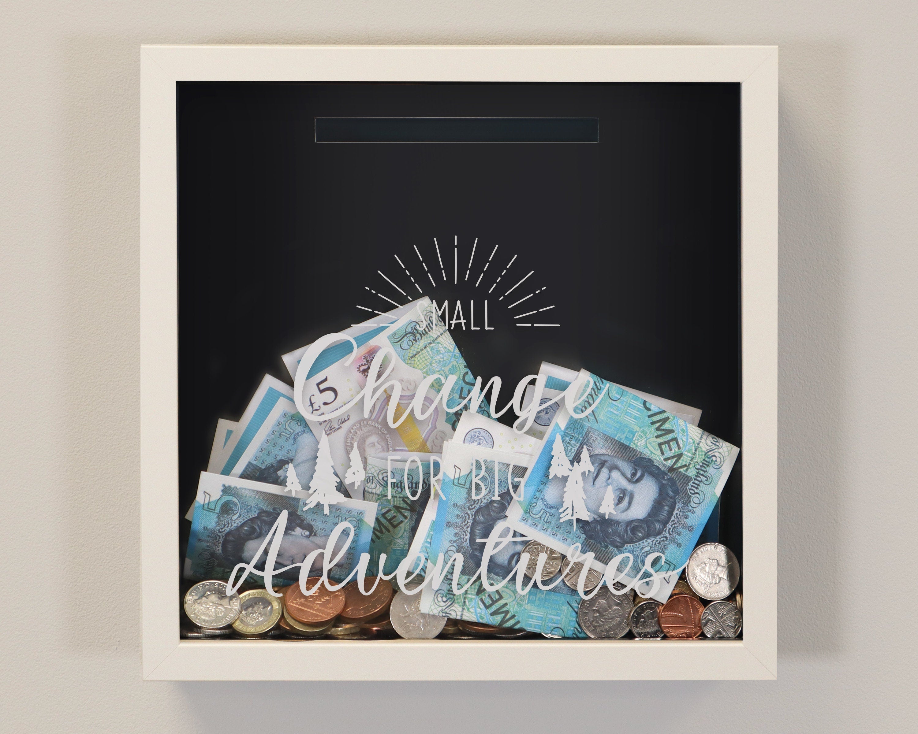 Small Change for Big Adventures Money Bank Box