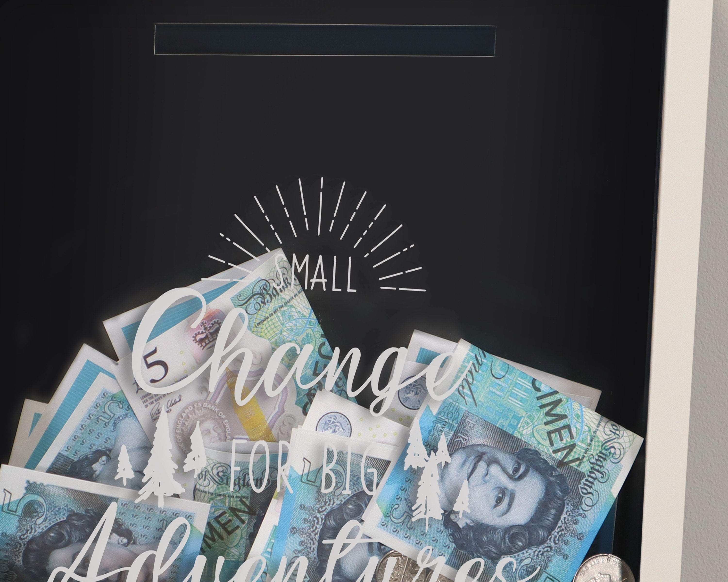 Small Change for Big Adventures Money Bank Box