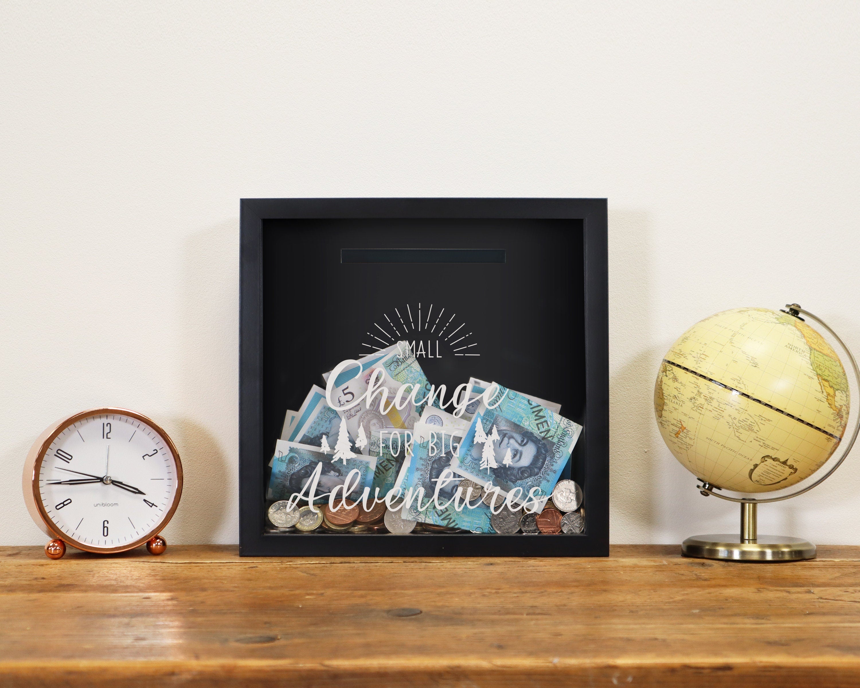 Small Change for Big Adventures Money Bank Box