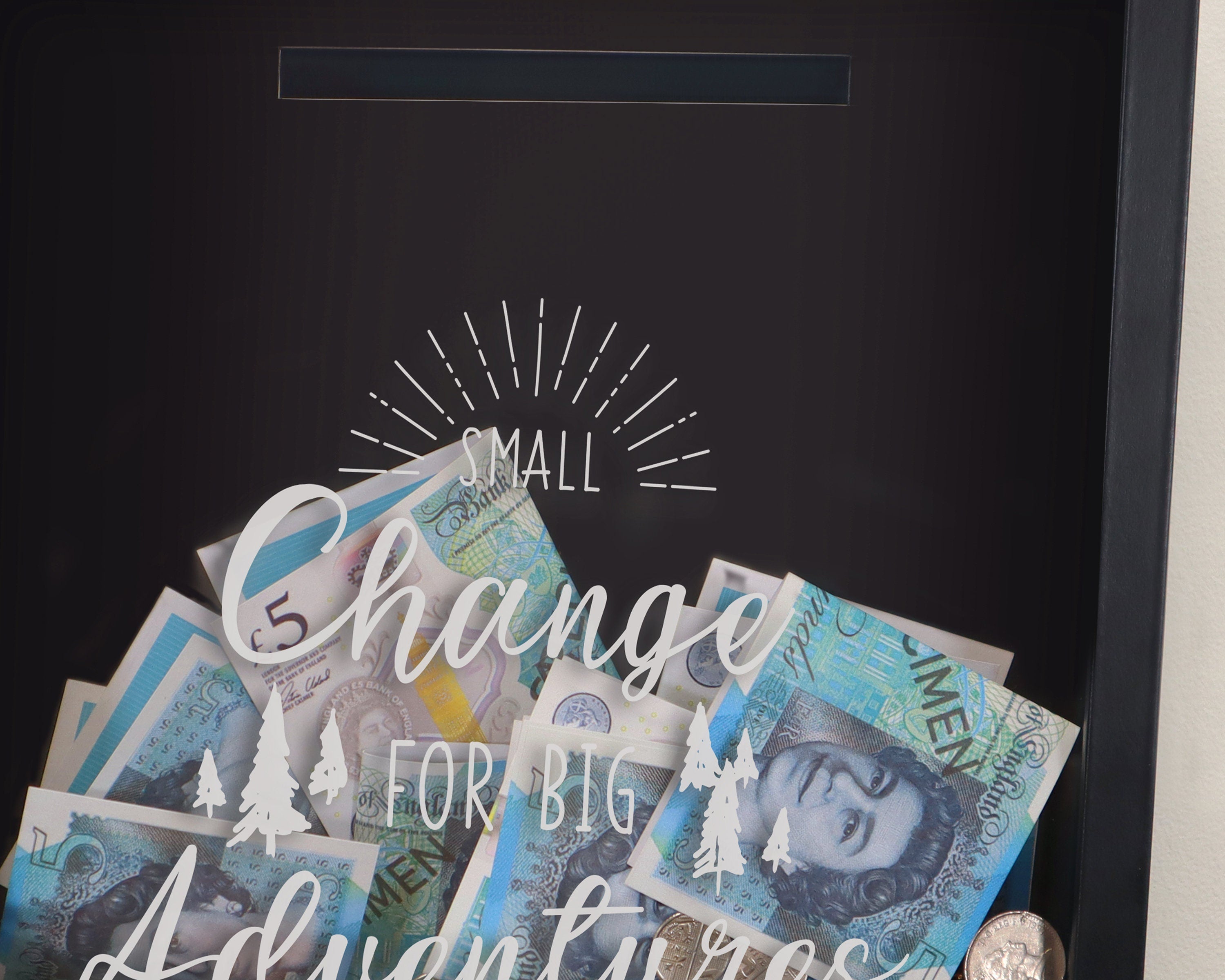 Small Change for Big Adventures Money Bank Box
