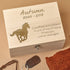 Keepsake Box - Personalised Wooden  Horse Pet Memorial Keepsake  Box - Running Wild