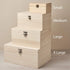 Keepsake Box - Personalised Wooden Pet Memorial Box - Small Paws