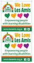 Les Amis - 2000 Mini Love Hearts