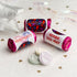 Love Hearts - Personalised Mini Love Hearts Rolls Sweets Favour - Hen DiscoBall Glasses