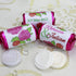 Love Hearts - Personalised Mini Love Hearts Rolls Sweets Favour - Wedding - Flowers