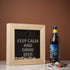 Memory Box Frame - Keep Calm & Drink ....Memory Box Frame