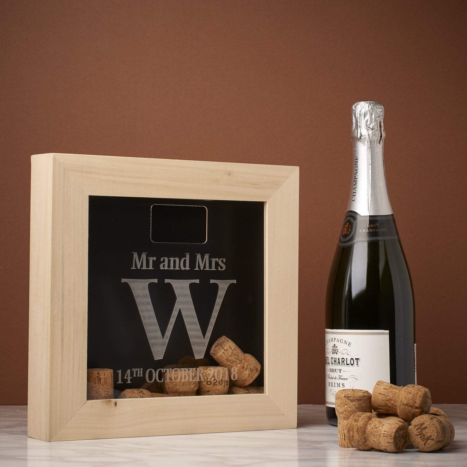 Memory Box Frame - Mr & Mrs Initial Memory Box Frame