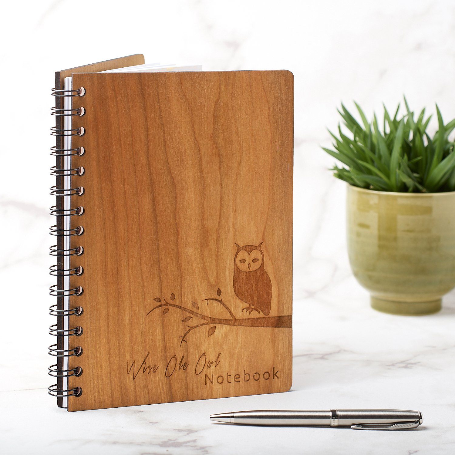 Notebook Planner - A5 Note Book, Journal, Planner - Owl Design