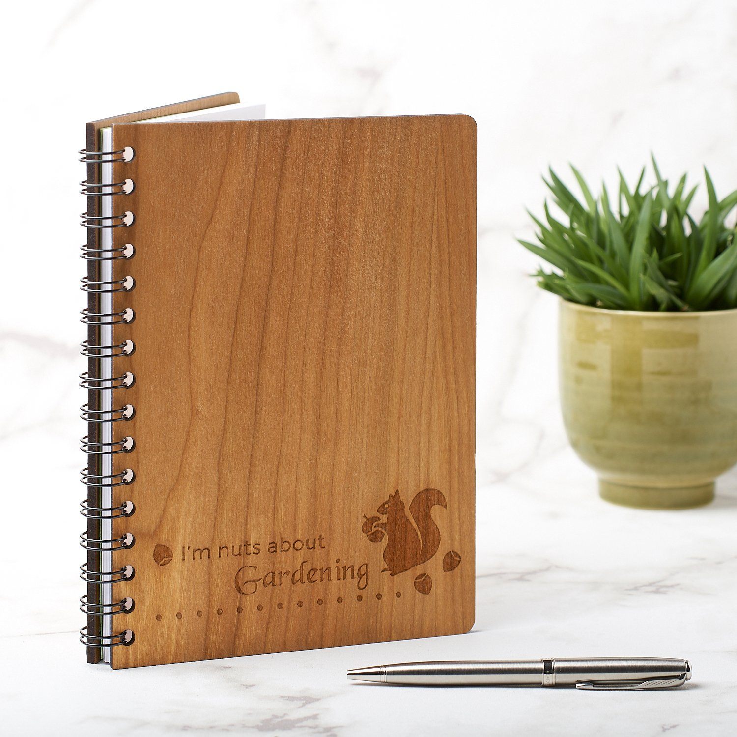 Notebook Planner - A5 Note Book, Journal, Planner - Squirrel Design