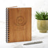 Notebook Planner - Personalised A5 Anniversary Memory, Book Of Condolence, Retirement Gift - Wreath Design