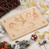 Personalised  Wooden Christmas Eve Santa Treat Platter  - Squares