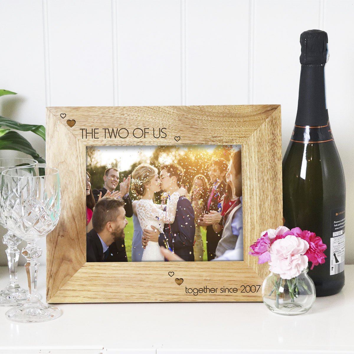 Photo Frame - Personalised Couples Photo Frame - The Two Of Us Since