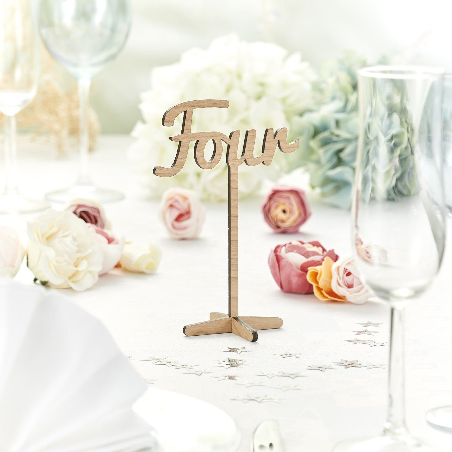 Table Numbers And Names - Rustic Wooden Wedding Table Numbers In Words