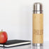 Water Bottle - Personalised Insulated Bamboo Drinks Flask