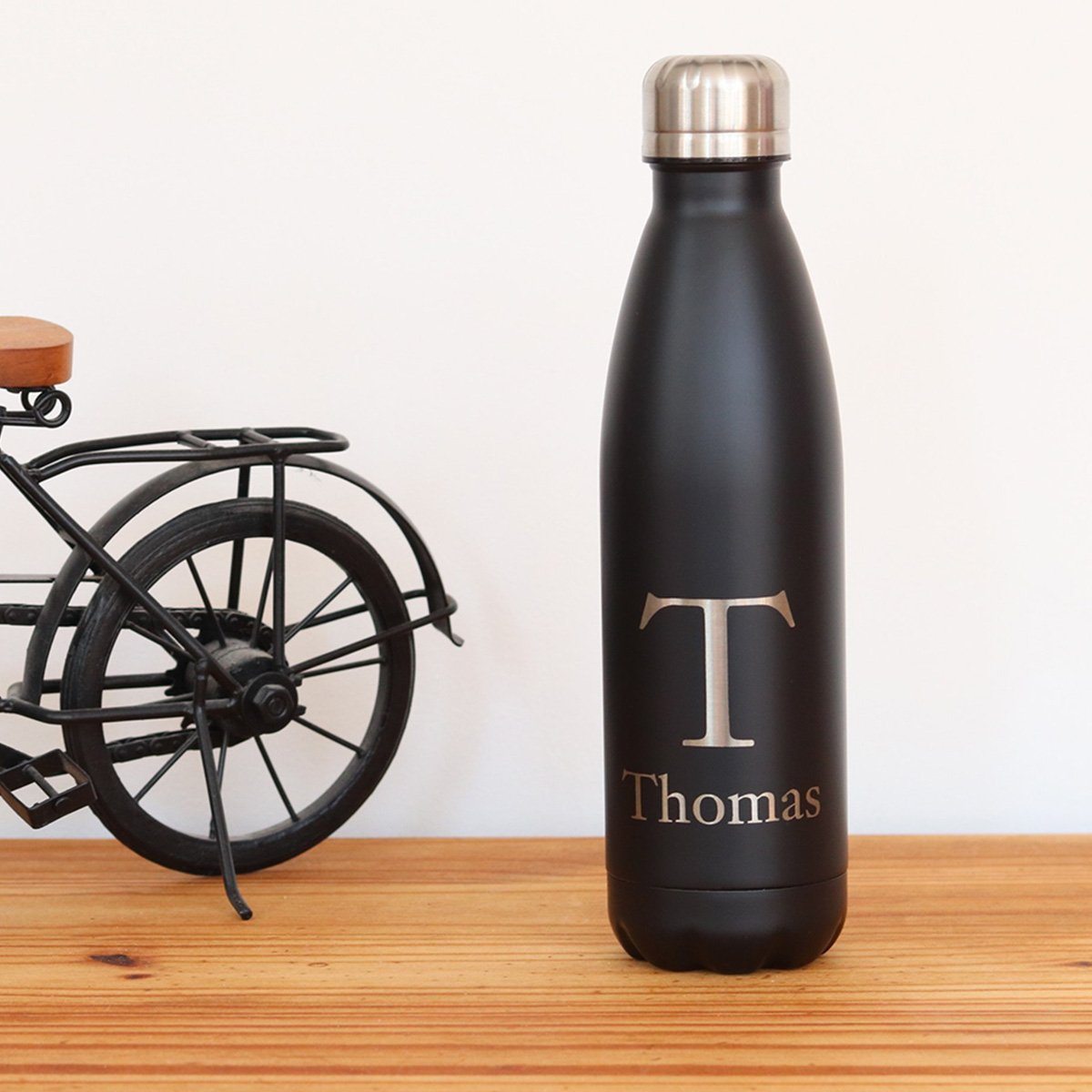 Water Bottle - Personalised Insulated Drinks Bottle - Monogram