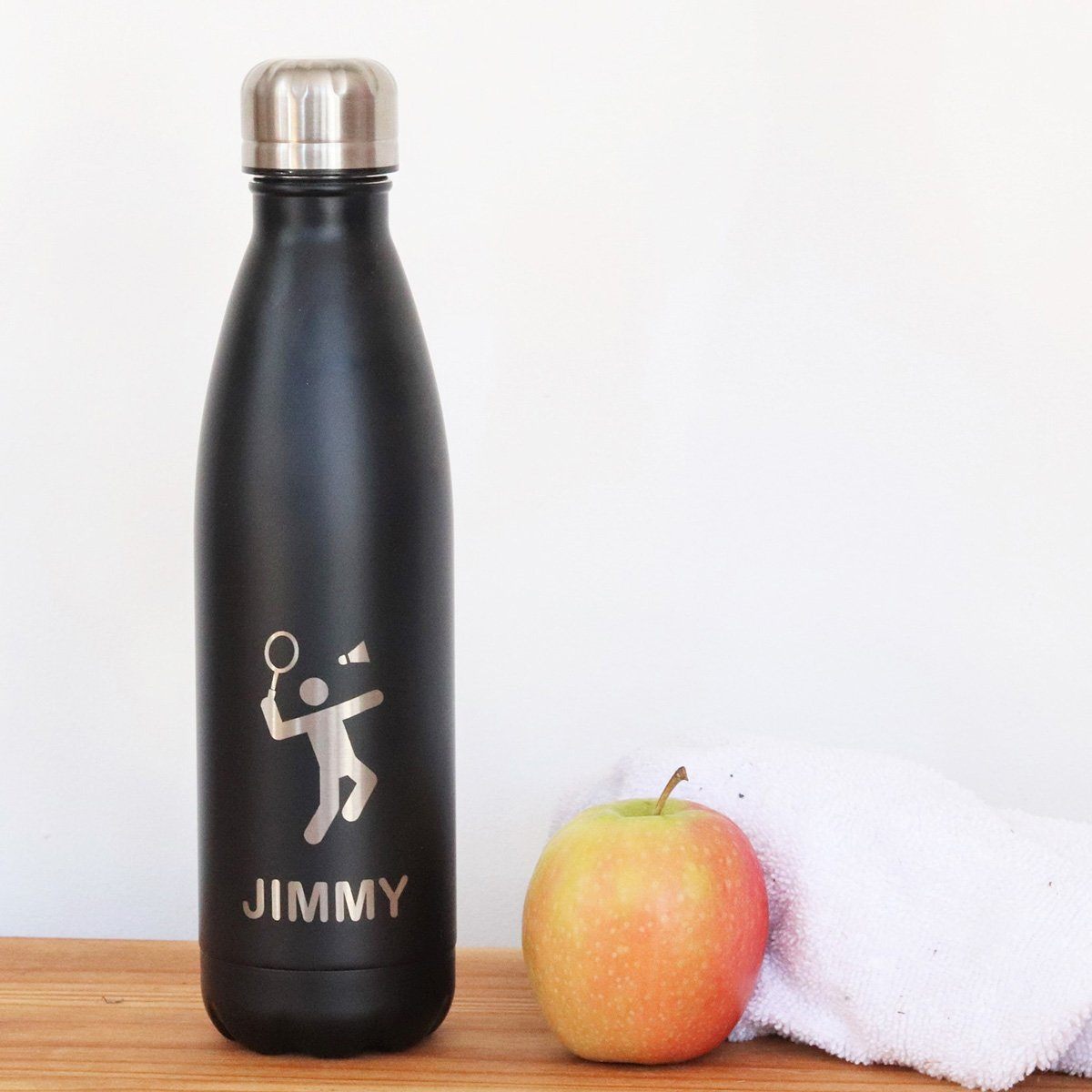 Water Bottle - Personalised Insulated Drinks Bottle - Sports Icon