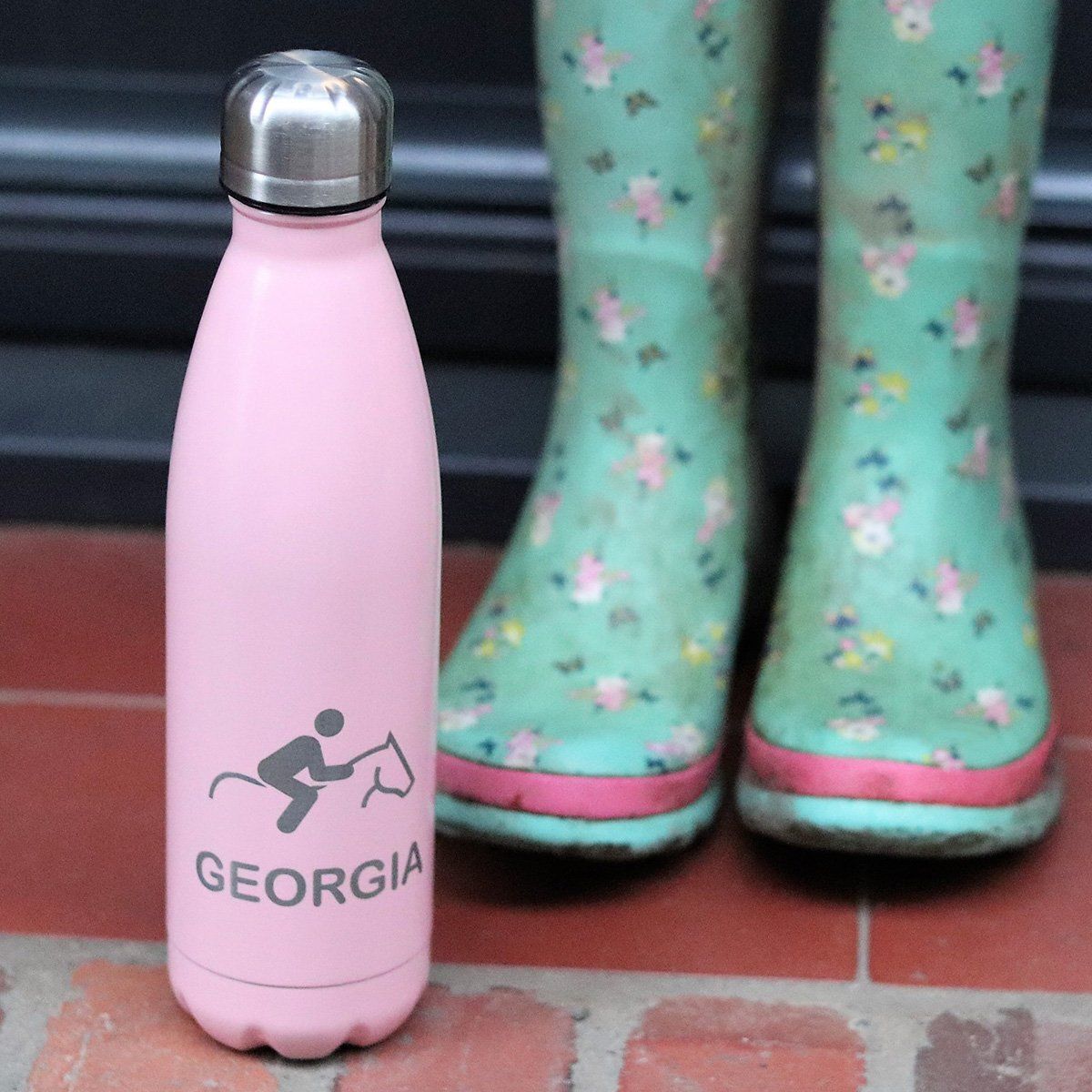 Water Bottle - Personalised Insulated Drinks Bottle - Sports Icon